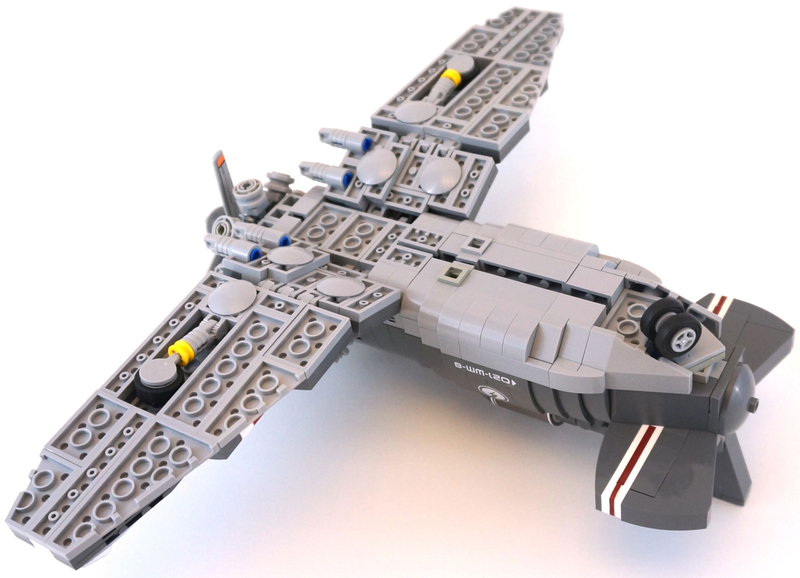 Illustration for article titled This double engined Lego plane should be in an air show